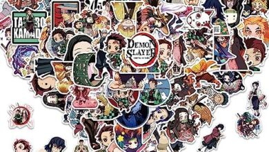 100pcs Demon Slayer Stickers for Kids and Teen, Waterproof Anime Cartoon Stickers for Water Bottle Laptop, Graffiti Decal for Phone Skate Travel Case(Demo)