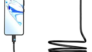 1080P Endoscope Snake Inspection Camera, Pancellent Type C Borescope, WiFi Scope Camera with 6 LED Lights for Android and iOS Smartphone, iPhone, iPad, Samsung (9.84FT)