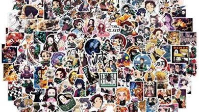 200Pcs Demon Slayer Anime Stickers, Waterproof Vinyl Stickers Decals for Laptop Water Bottle Phone Luggage Guitar