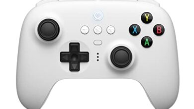 8Bitdo Ultimate Wired Controller, USB Wired Controller for PC Windows 10, Android, Steam Deck, Raspberry Pi and Switch (White)