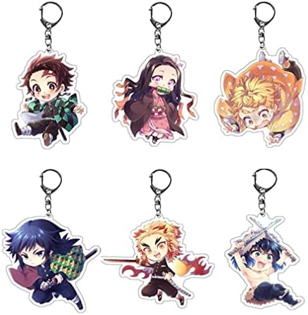 AG Dreamy Anime Keychain Set Cute Key Chain and Charm for Handbags, Purses, Bags