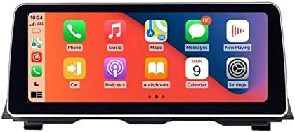ASMEIR 12.3" Wireless Carplay Auto Android 12 Car Multimedia Display Screen GPS WiFi 4G Compatible with 5 Series F10 F11 F12 F15 F18 CIC NBT (Color : CIC 8Core 2G 32G)
