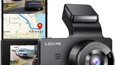 AZDOME M63 Lite 4K Ultra HD Dash Cam, Built in WiFi Car Camera with 3 Inch IPS Screen, Night Vision, G-Sensor, Loop Recording, Parking Monitor, Car Video Recorder