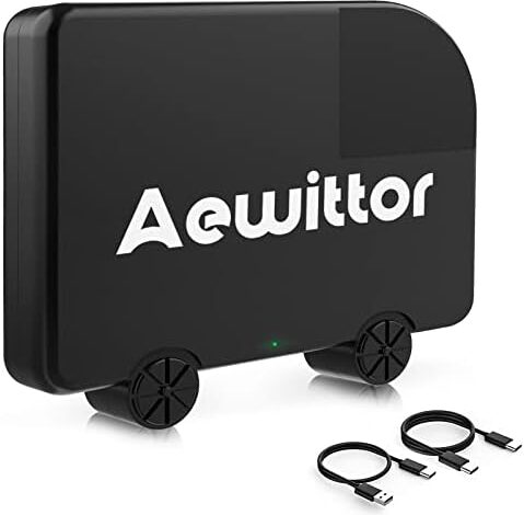Aewittor Wireless Android Auto Car Adapter - Upgrade Your Car with Android Wireless Car Adapter - Effortlessly Connect to Your Phone and Stream Music Safely on The Go!