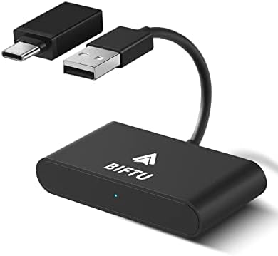 Android Auto Wireless Adapter, Plug and Play Android Auto Dongle for Cars with Factory Wired Android Auto for Android 11 and Above, Auto Connection, USB A/C Adapter