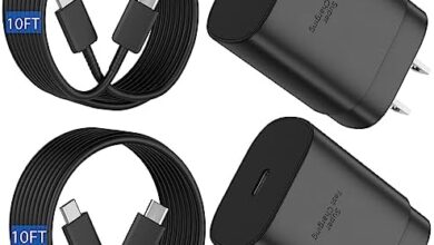 Android Phone Charger Super Fast Charging 25W USB Type C Charger Cable 10FT and Fast Charging Block for Samsung Galaxy S23 Ultra/S23/S22 Ultra/S22/S22+/S21/S20 /Note10/10 Plus/Note 20/20 Ultra