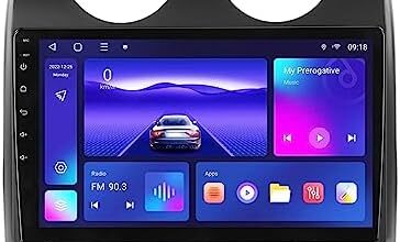 Android12 Car Radio Stereo for CarPlay for Android Auto, 1.1inch Touchscreen Double Din Car Stereo 2G RAM 32G ROM, Built in WiFi Receiver, 10.1in Car in Dash Navigation GPS Units