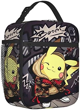 Anime Lunch Bag Insulated Portable Lunch Box Tote Bags For Adults Men Women Travel Picnic Office Gifts
