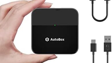 Autobox Apple CarPlay Wireless Adapter, Speed Fastest, Auto Connect, Plug & Play, Super Easy Setup,for OEM Wired CarPlay Cars Model Year After 2016, for iPhone