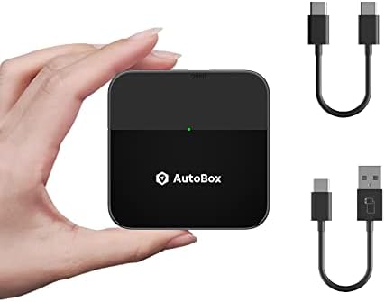 Autobox Apple CarPlay Wireless Adapter, Speed Fastest, Auto Connect, Plug & Play, Super Easy Setup,for OEM Wired CarPlay Cars Model Year After 2016, for iPhone