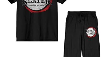 Bioworld Demon Slayer Logo Men's Sleep Set