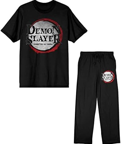 Bioworld Demon Slayer Logo Men's Sleep Set