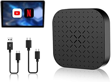 CarlinKit Magic Box CarPlay Android 11.0 System Adapter, Wireless Carplay & Android Auto 2GB+16GB Netflix YouTube TikTok Disney,Only for Wired carplay Touch Screen Cars(SIM Card not Included)