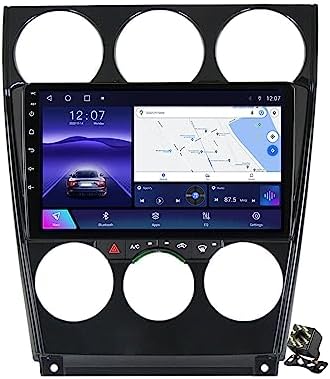 Charmstep 9" QLED Screen Car Radio Stereo Android 12 for Mazda 6 2004-2015 Multimedia Player Navigation GPS Support Carplay/Android Auto WiFi/FM RDS/BT/SWC/DAB+Backup Camera