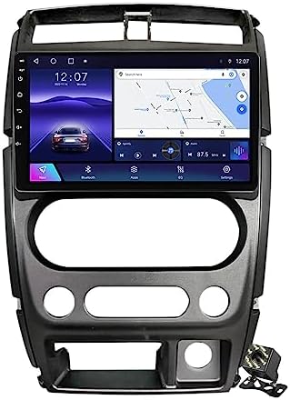 Charmstep Android 12 Car Radio Stereo for Suzuki Jimny 3 2005-2019 GPS Navigation 9 Inch QLED Screen Support Bluetooth/Carplay/Android Auto/FM RDS/DSP/Wifi/4G/SWC+Backup Camera