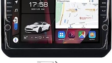 Double Din 9 Inch Touch Screen Car Radio for Suzuki Ignis 2016-2020 with CarPlay Android Auto/Bluetooth Android 11 Car Stereo with Backup Camera/FM Radio/Steering Wheel Controls (Size : K400S)