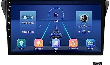 Double Din Android 12 Car Stereo with Carplay/Android Auto, 9 Inch Touchscreen in-Dash Navigation Player for Suzuki Alto 2009~2016 Car Radio with 4G/WiFi/FM/DSP/SWC,M150s