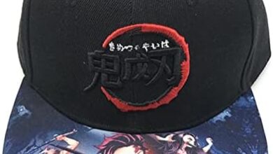 Embroidery Craft Sports Style Anime Demon Slayer Baseball Cap Print Adjustable Cap,Best Gift for Fans