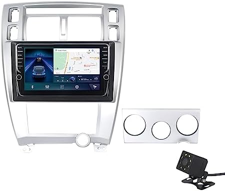 EnwInd Android 12 Car Stereo Car Radio for Hyundai Tucson 2006-2014 GPS Navigation 8 Inch IPS Screen Built-in Car-Play/Bluetooth/Wireless/Android Auto/4G WiFi/DSP/FM AM/Back Camera