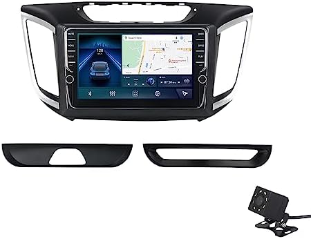 EnwInd for Hyundai IX25 2015-2019 Car Radio Android 12 Car Stereo GPS Navigation 8 Inch IPS Screen Built-in Car-Play/Bluetooth/Wireless/Android Auto/4G WiFi/DSP/FM AM/Back Camera