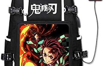 GO2COSY Anime Demon Slayer Kimetsu no Yaiba Backpack Daypack Student Bag School Bag Bookbag