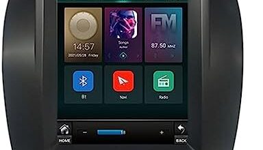 GokiuEyLd Android 12 GPS Navigation Head Unit for KIA Sorento 2013 Multimedia Video Player 9.7 Inch Carplay Android Auto Bluetooth FM AM RDS Steering Wheel Control Rear Camera