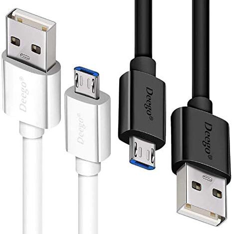 Micro USB Cable,2Pack Extra Long Android Charger Cable 10Ft 6Ft,DEEGO Durable Fast Phone Charger Cord Android USB Charging Cable for Samsung Galaxy S7 S6 S7 Edge S5,Note 5 4,LG G4,HTC,PS4,Camera,MP3