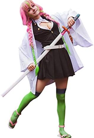 Nuoqi Zentisu Tanjiro Cosplay Adult Giyuu Tomioka Outfit Shinobu Anime Halloween Costume