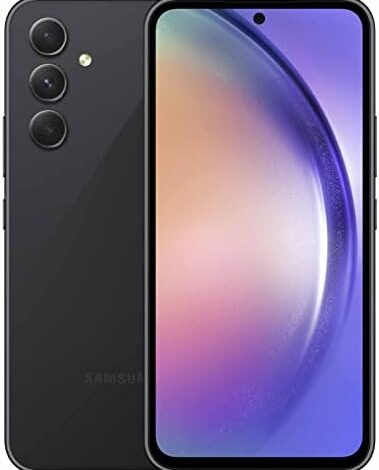 SAMSUNG Galaxy A54 5G A Series Cell Phone, Factory Unlocked Android Smartphone, 128GB w/ 6.4” Fluid Display Screen, Hi Res Camera, Long Battery Life, Refined Design, US Version, 2023, Awesome Black