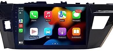 Suitable for 2014-2016 Toyota Corolla Android 11 car Navigation 9 inches-with carplay and Android auto Function 2+32G+Four Lights Camera+Tools