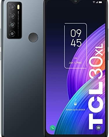 TCL 30XL |2022| Unlocked Cell Phone, 6.82 inch Vast Display, 5000mAh Battery, Android 12 Smartphone, 50MP Rear+13MP Front Camera, 6GB RAM + 64GB ROM, US Version, Dual Speaker, LTE 4G Phone, Night Mist