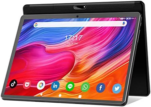 Tablet 10.1 inch Android 11 Tablet 2023 Latest Update Octa-Core Processor with 64GB Storage, Dual 13MP+5MP Camera, WiFi, Bluetooth, GPS, 128GB Expand Support, IPS Full HD Display (Black)