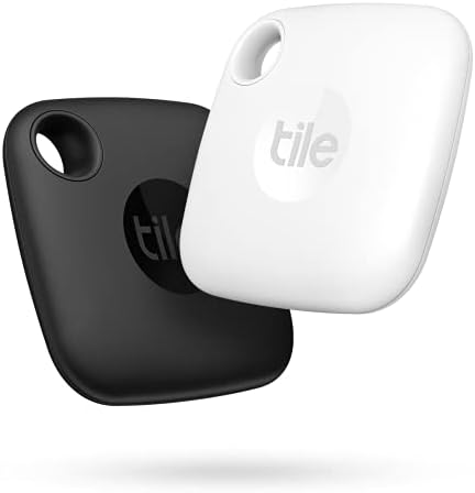 Tile Mate 2-Pack. Bluetooth Tracker, Keys Finder and Item Locator for Keys, Bags and More; Up to 250 ft. Range. Water-Resistant. Phone Finder. iOS and Android Compatible.