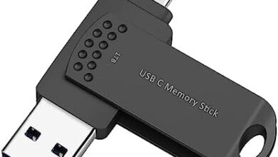 USB Flash Drive 1TB Phone Photo Stick USB C Thumb Drive Memory Stick External Data Storage Richwell for Android Phone USB C i-Pad Air Devices MacBook Pro USB C and Computers Black1TB