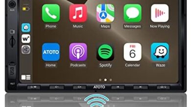 [Upgrade] ATOTO Double Din Car Stereo with Wireless CarPlay,Wireless Android Auto,7in IPS Touchscreen,Bluetooth,Phone Mirroring,HD LRV Camera,USB Video & Audio,F7G2A7WE-S01