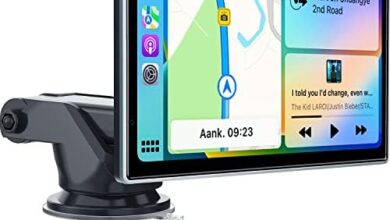 [Upgrade] Westods Wireless Apple Carplay & Android Auto with 2.5K Dash Cam, 1080P Backup Camera, Portable 7" HD IPS Screen for Car, GPS Navigation, Bluetooth, AirPlay, MirrorCast, AUX/FM Transmitter