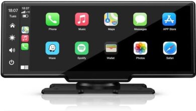 Wireless Apple Carplay Car Stereo GPS Navigation, 10 Inch Touch Car Play Screen Audio Car Radio Receiver with Android Auto, Bluetooth, Siri/Google Assistant, Multimedia Player