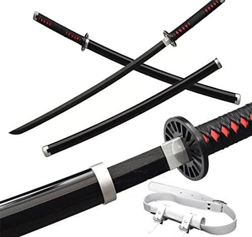 YIBLZ Handmade Anime Samurai Sword, Demon Slayer Sword ,About 41 inches, Hashira Pillars & Protagonist Katana for Cosplay Purpose