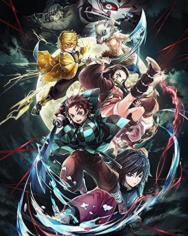 cupmod Anime Paint by Numbers for Adults,Demon Slayer Painting by Number Kits On Canvas, Without Frame DIY Watercolor Oil Painting Acrylic Paints Art Craft for Home Wall Decor 16x20 inch