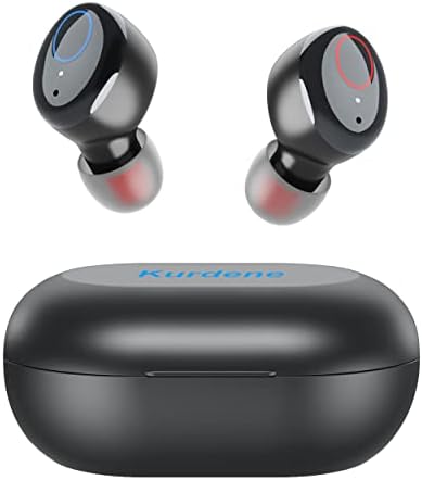 kurdene Bluetooth Wireless Earbuds, S8 Deep Bass Sound 38H Playtime IPX8 Waterproof Earphones Call Clear with Microphone in-Ear Bluetooth Headphones Comfortable for iPhone, Android