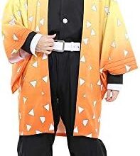 miccostumes Men's Orange Kimono Cosplay Costume Corps Uniform