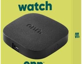 onn Android TV 4K UHD Streaming Device with Voice Remote Control & HDMI Cable