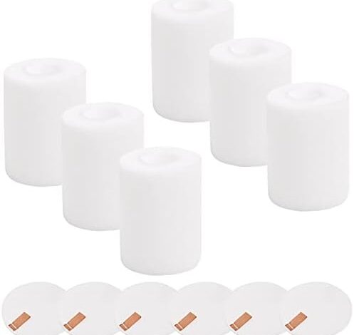 Bvhonwe 6 Pack IQ Base Pre-Motor Foam Replacement Filters for Shark IQ R101AE RV1001AE AV912S AV1010AE RV1000 AV970 AV993 AV1002AE Shark AI AV2501S AV2501AE RV2502AE RV2520AOUS Robot Vacuum Cleaner