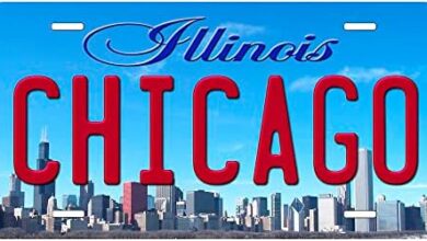 Chicago Illinois TAG03 Novelty Car Auto License Plate