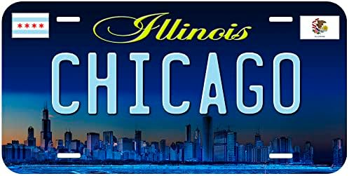 Chicago Illinois TAG10 Novelty Car Auto License Plate