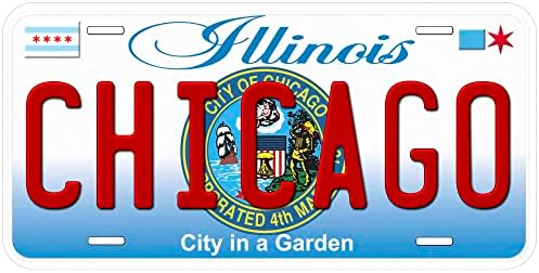 Chicago Illinois TAG12 Novelty Car Auto License Plate