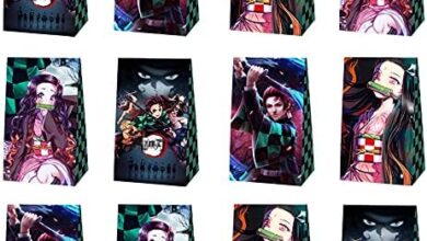 Crown Joker 24 Pack Demon Slayer Party Favors Gift Bags for Anime Fans Demon Slayer Birthday Party Decorations