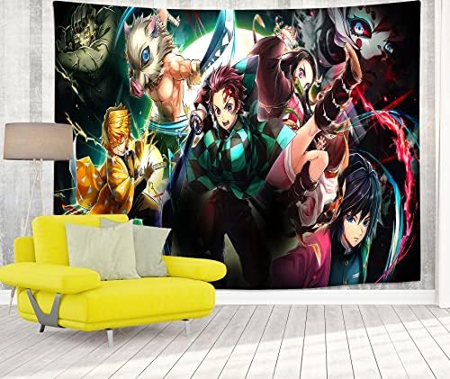 ESRBSO Anime Tapestry Anime Poster,bright Colors, High-definition Graphics, a Party Home Decor Gift for Anime Fans