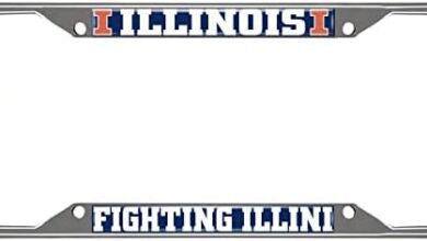 FANMATS NCAA Chrome Metal License Plate Frame