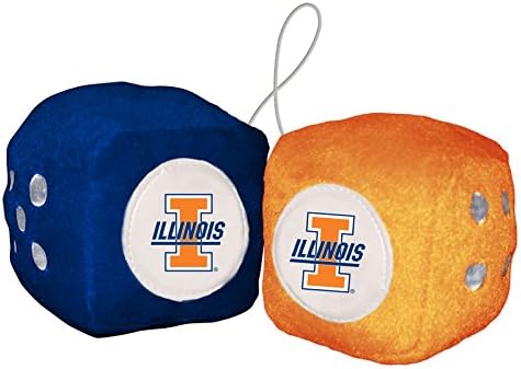 Fremont Die NCAA Illinois Automotive, One Size, Multicolor